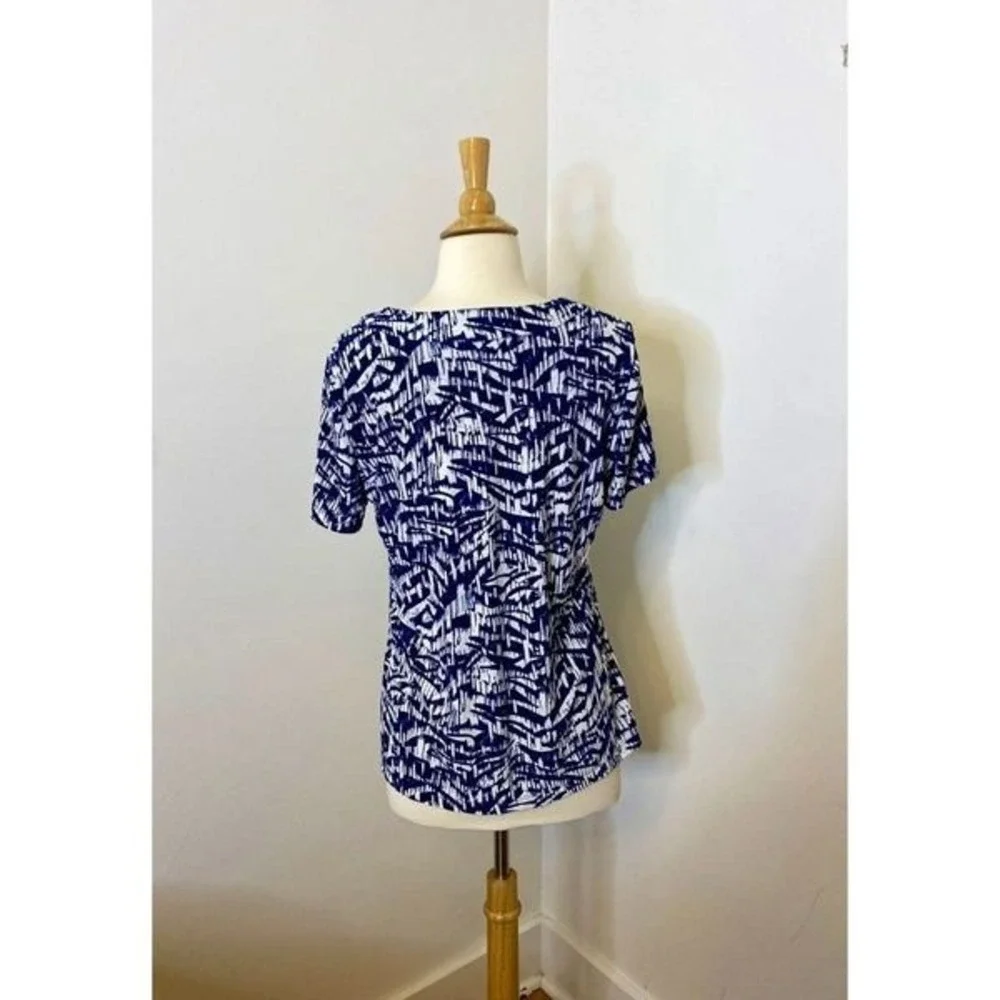 JB Collection Embossed Print Top - Picture 5 of 7